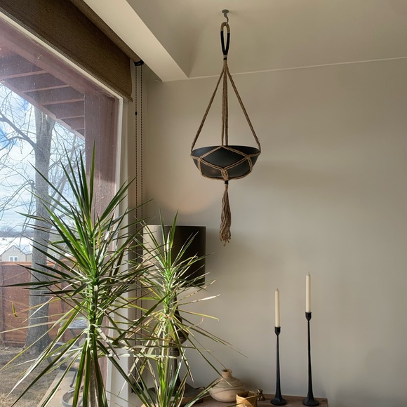 Modern Handmade Macrame Plant Hanger - Picture 2 of 4